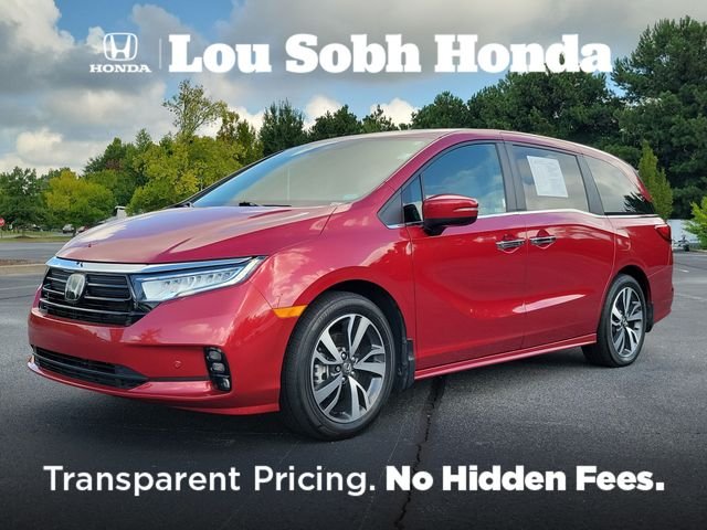 Certified Used 2024 Radiant Red Metallic II Honda Touring image 1