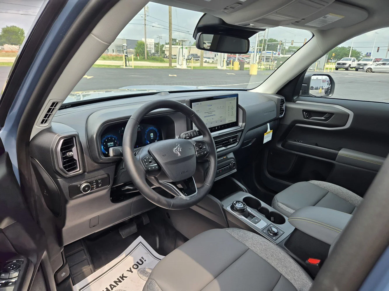 New 2026 Azure Gray Metallic Tri-C Ford Badlands image 2