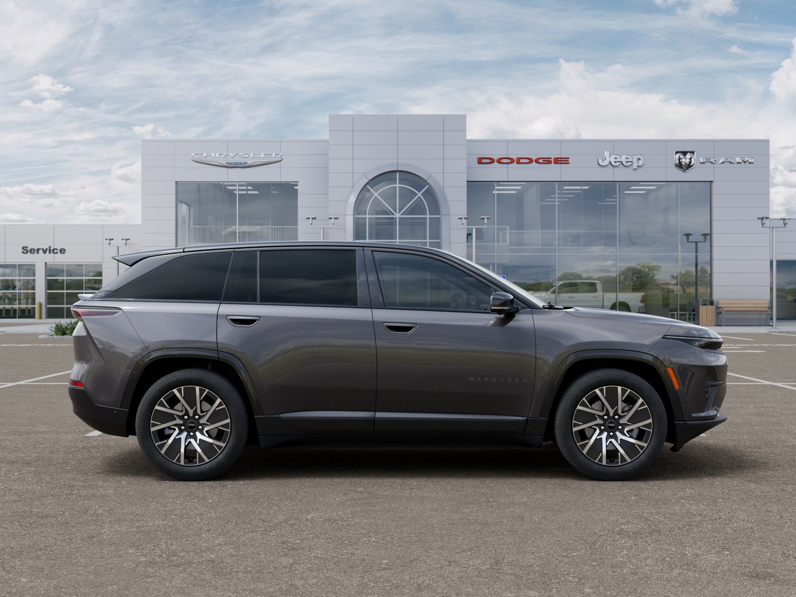 New 2025 Baltic Gray Metallic Clear-Coat Exterior Paint Jeep Limited image 64