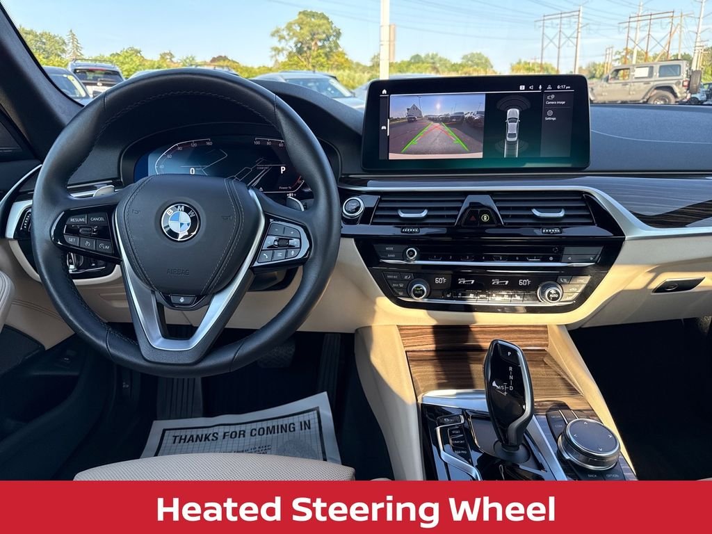 Used 2023 Alpine White BMW 540i xDrive w/premium pkg image 10