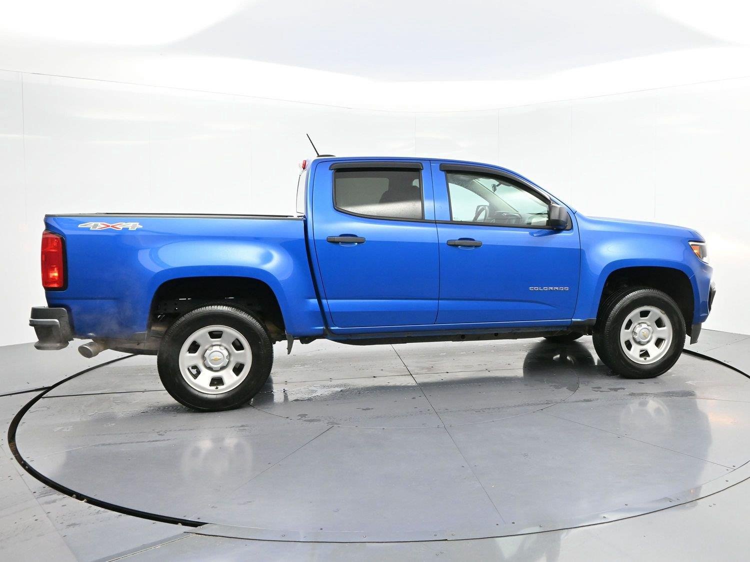 Used 2022 BRIGHT BLUE METALLIC Chevrolet 4WD Work Truck image 8