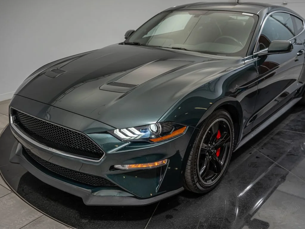 Used 2019 Dark Highland Green Metallic Ford Bullitt image 14