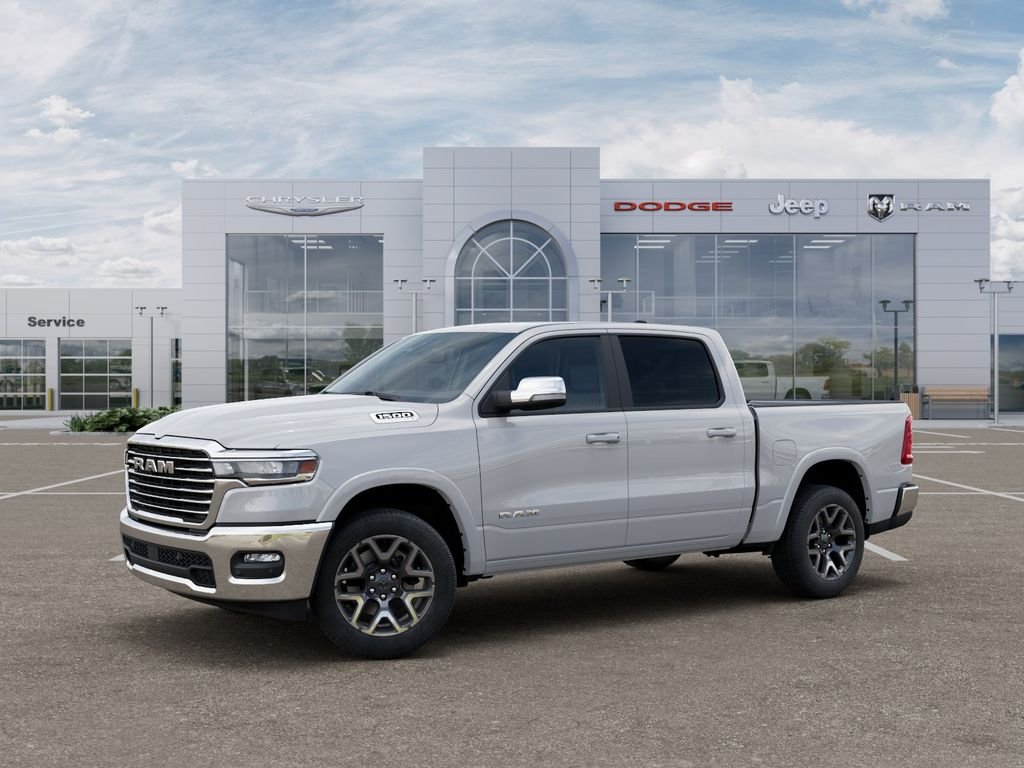 New 2026 Bright White Clear-Coat Exterior Paint RAM Laramie image 2