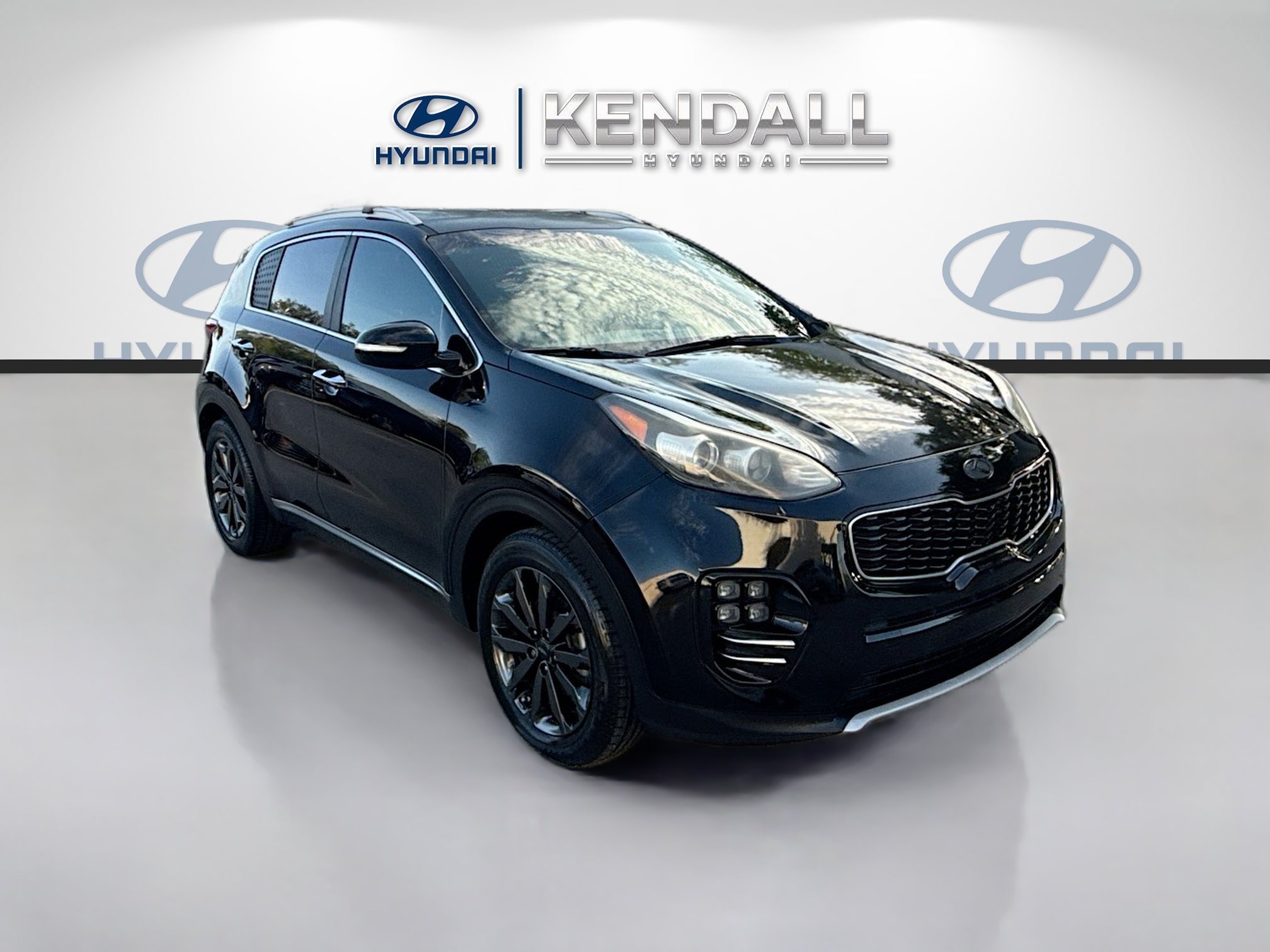 Used 2018 Black Cherry Kia EX image 1