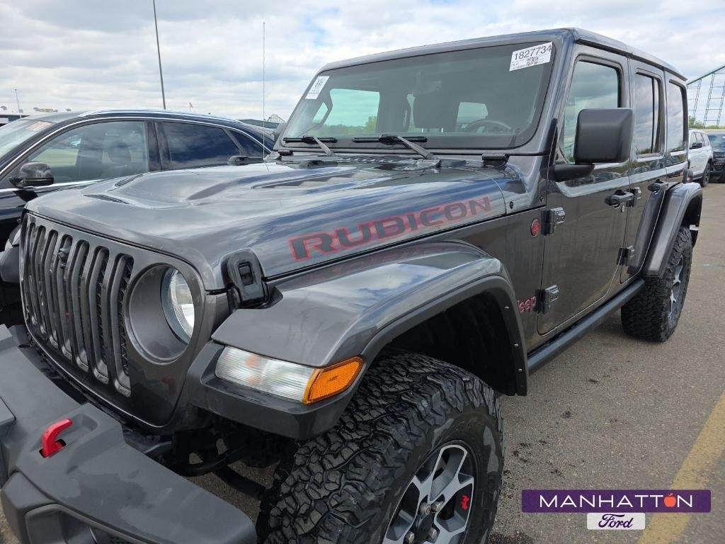 Used 2022 Granite Crystal Metallic Jeep Unlimited Rubicon image 1