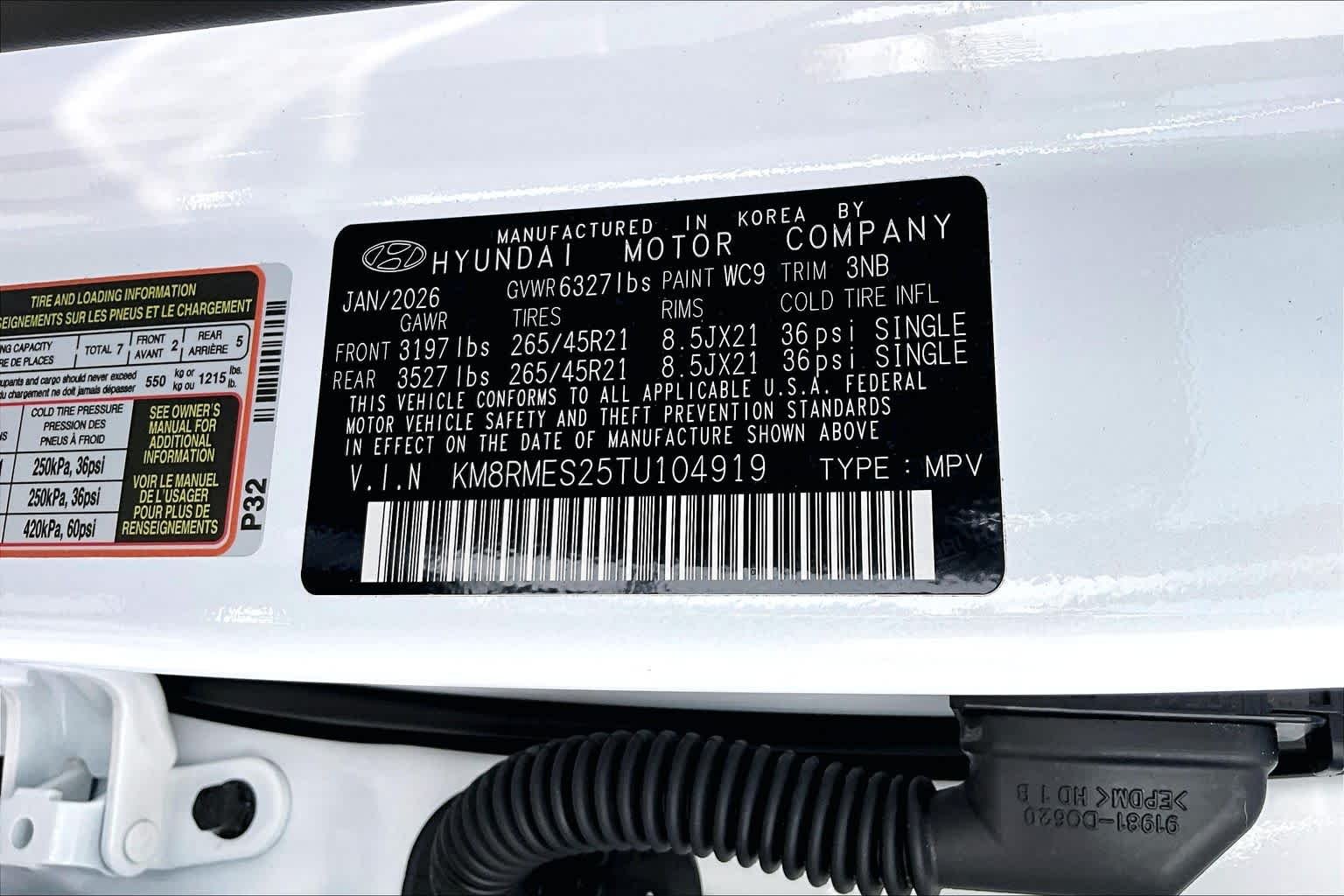 Certified Used 2026 Creamy White Pearl Hyundai Calligraphy image 37