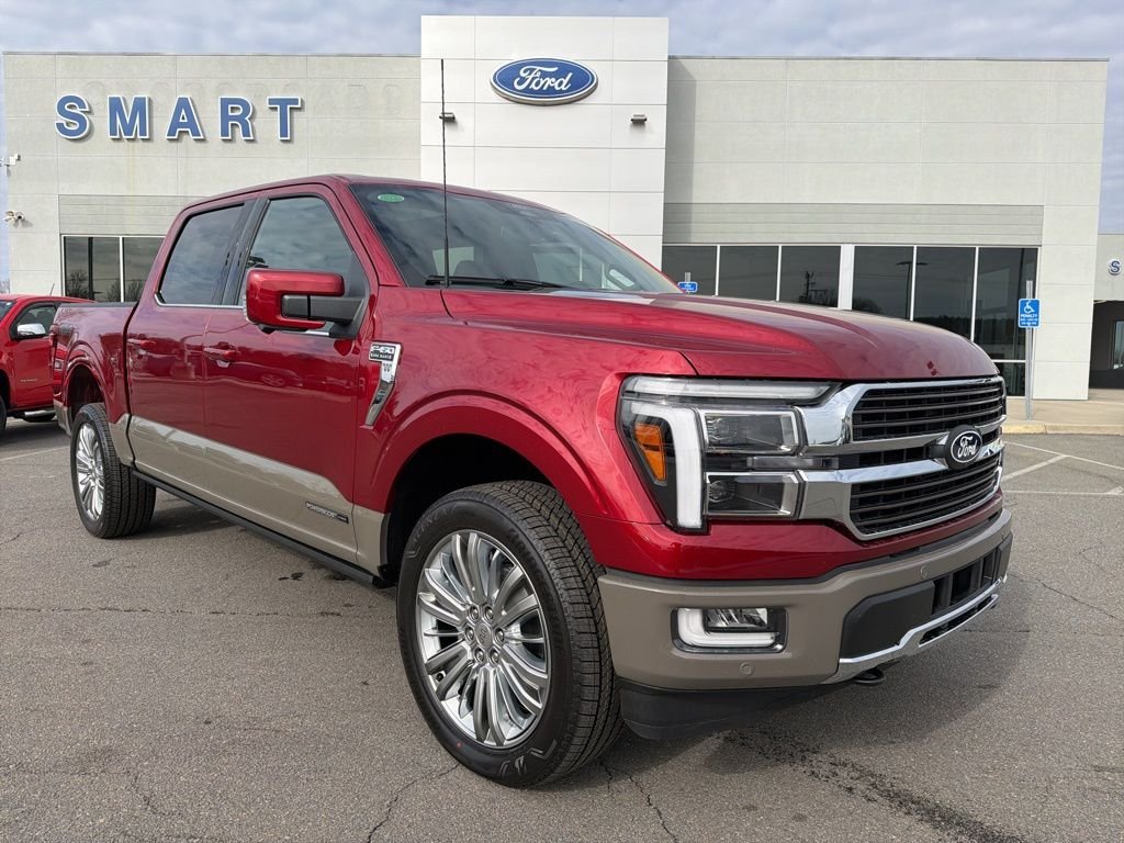 Ruby Red Metallic Tinted Clearcoat 2026 Ford F-150 King Ranch SuperCrew 4WD Pickup Truck Four-Wheel Drive