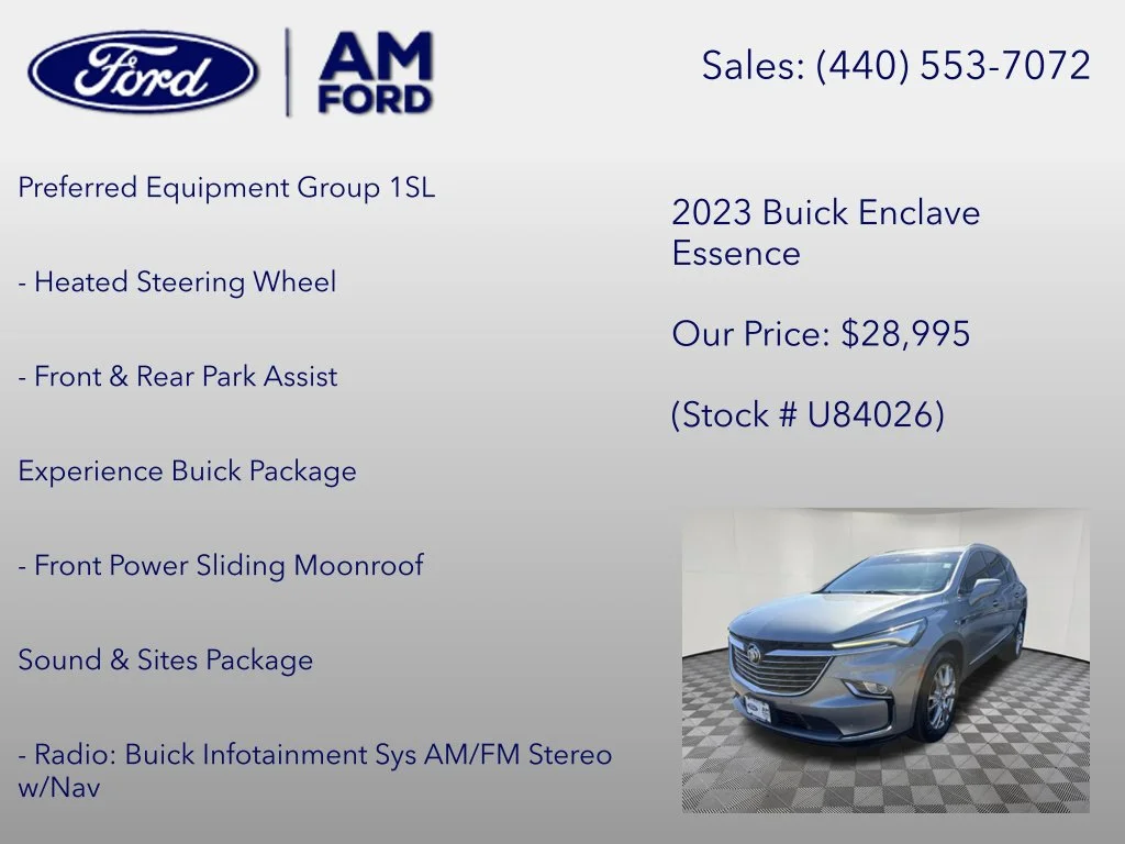 Certified Used 2023 Moonstone Gray Metallic Buick Essence image 6