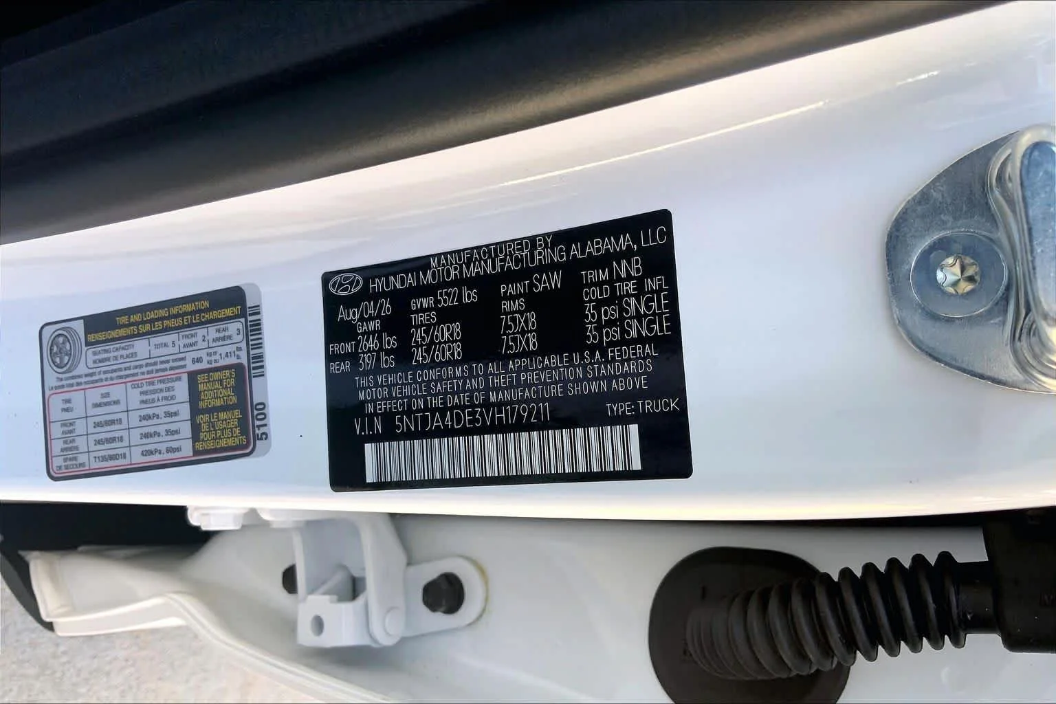 New 2027 Atlas White Hyundai SE image 19