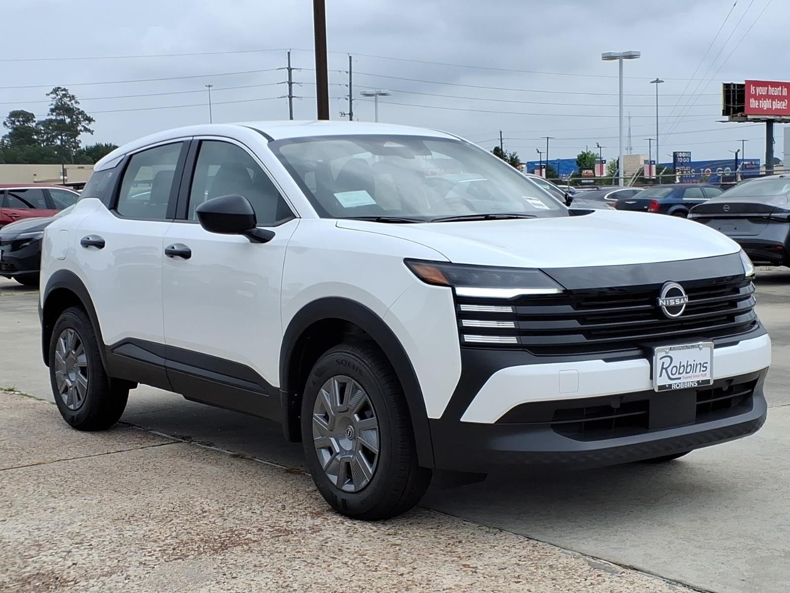 2026 Nissan Kicks S White at Robbins Nissan