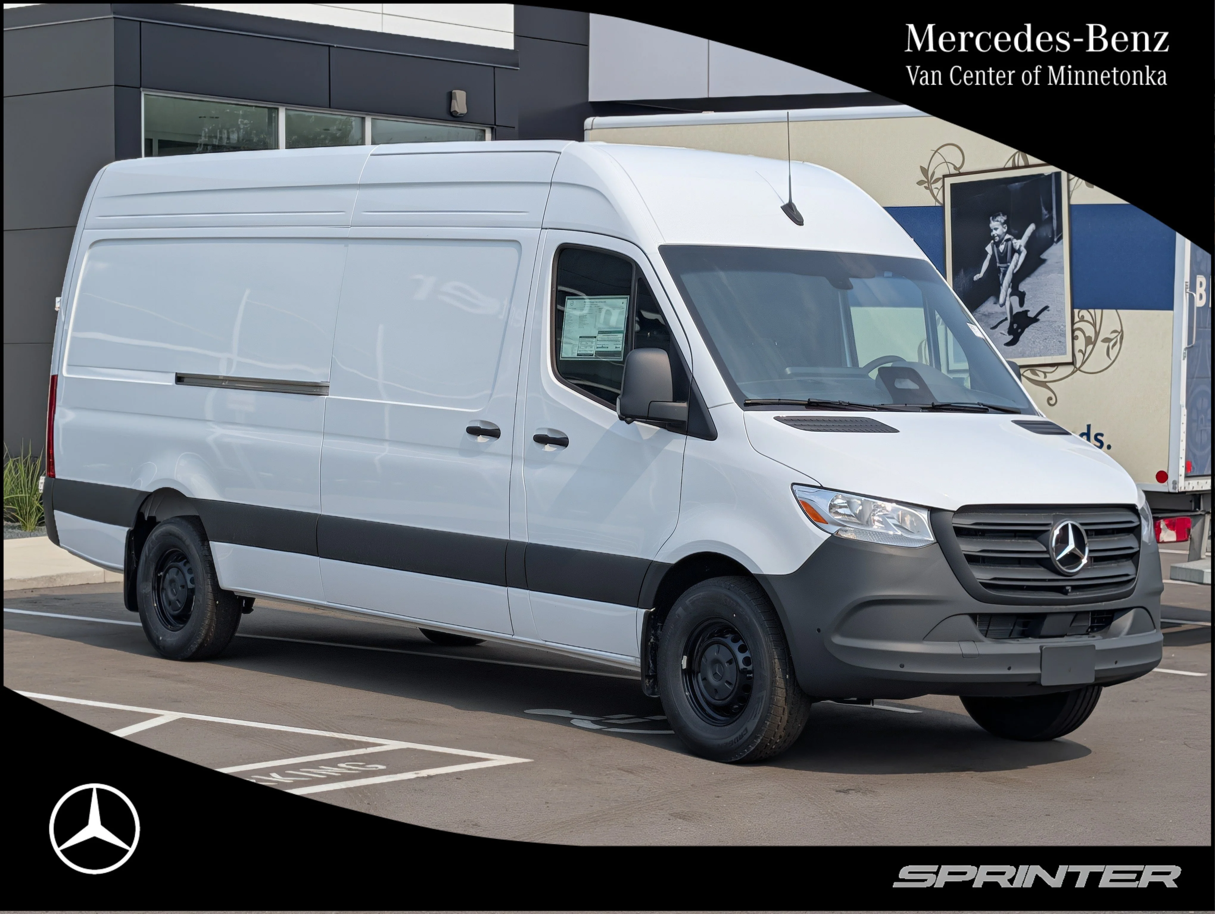 New 2026 Arctic+White Mercedes-Benz 2500 High Roof I4 Diesel 170 RWD image 1