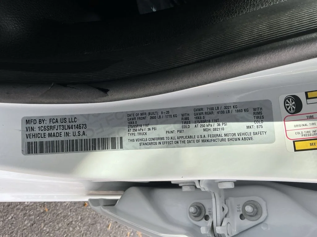 Used 2020 White Ram Laramie image 24