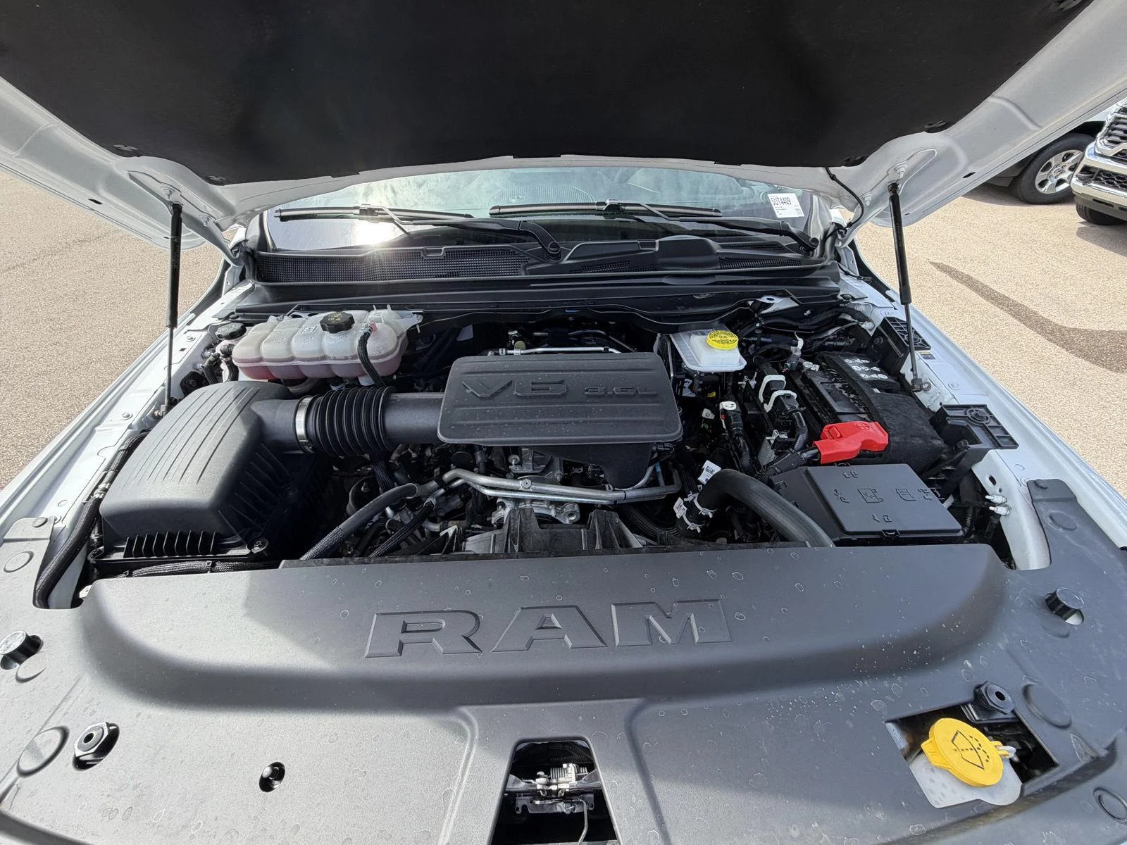 Used 2025 Bright White Clearcoat Ram Big Horn image 21