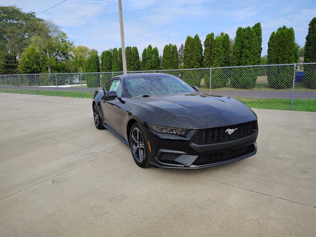 New 2025 Shadow Black Ford EcoBoost® Premium Fastback image 3