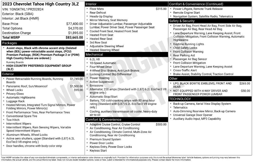 2023 Chevrolet Tahoe High Country - Photo 8