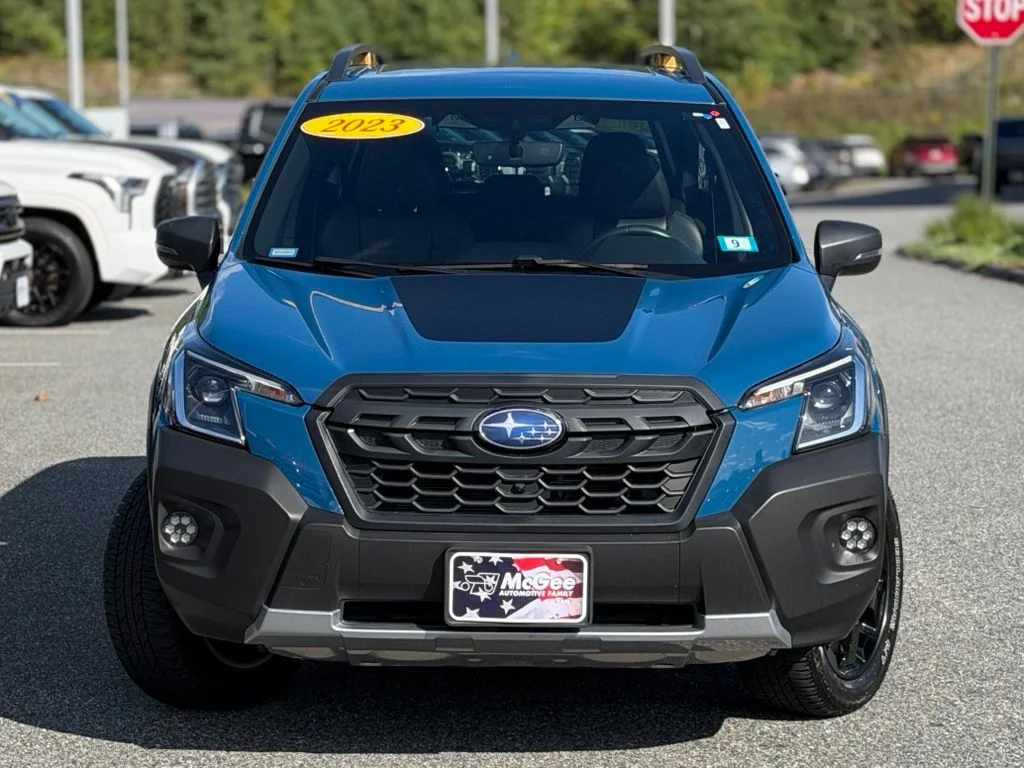 Used 2023 Blue Subaru Wilderness image 2