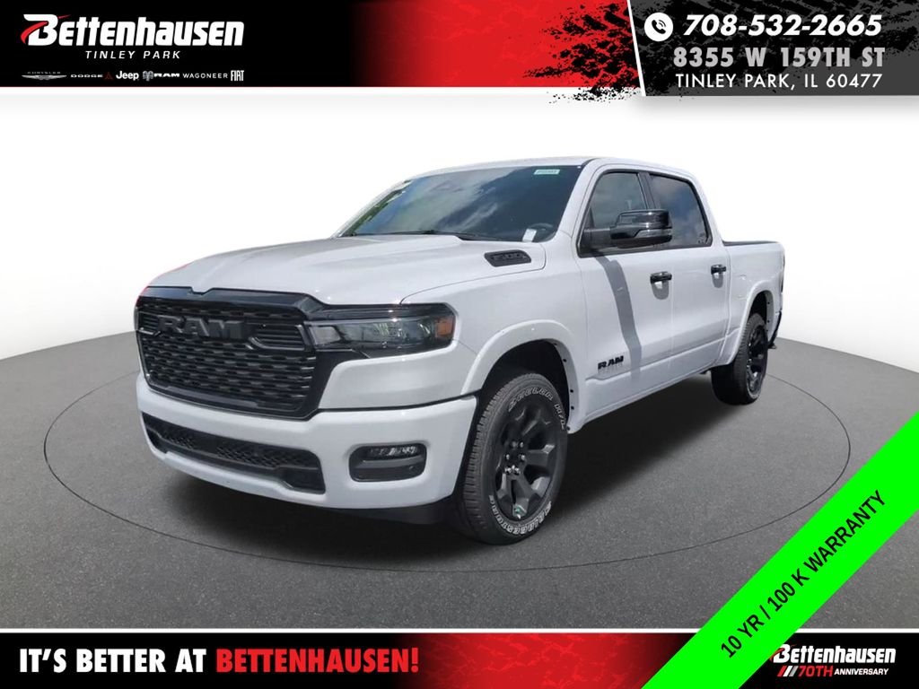New 2026 Bright White Clear-Coat Exterior Paint RAM Big Horn image 14