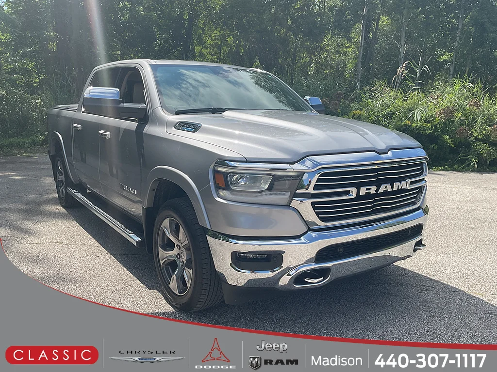 Used 2021 Billet Silver Metallic Clear Coat Ram Laramie image 1
