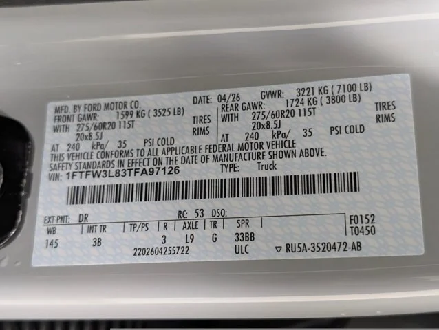 New 2026 Avalanche Ford XLT image 57