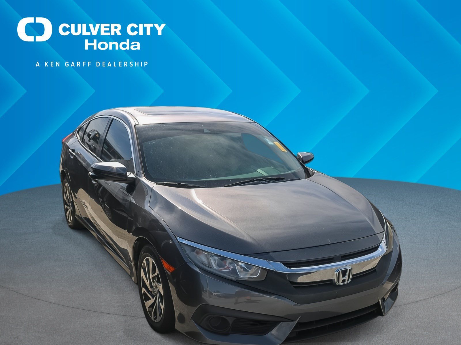 Used 2016 Modern Steel Metallic Honda EX image 1