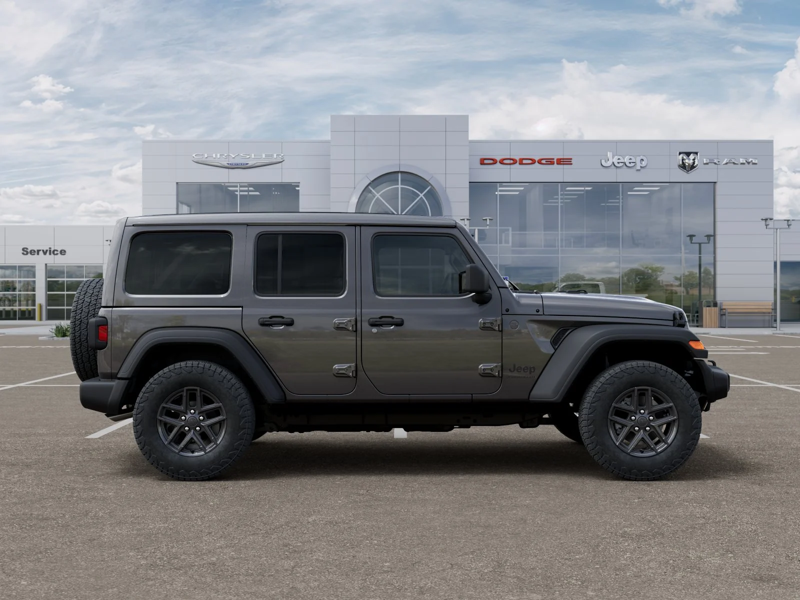 New 2026 Granite Crystal Metallic Clearcoat Jeep Sport S image 48