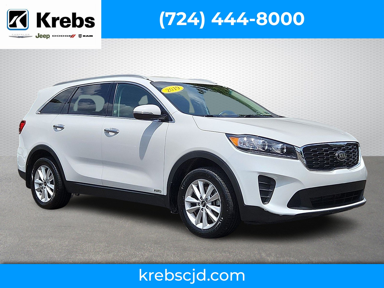 Certified Used 2019 Snow White Pearl - SWP Kia 2.4L LX image 1