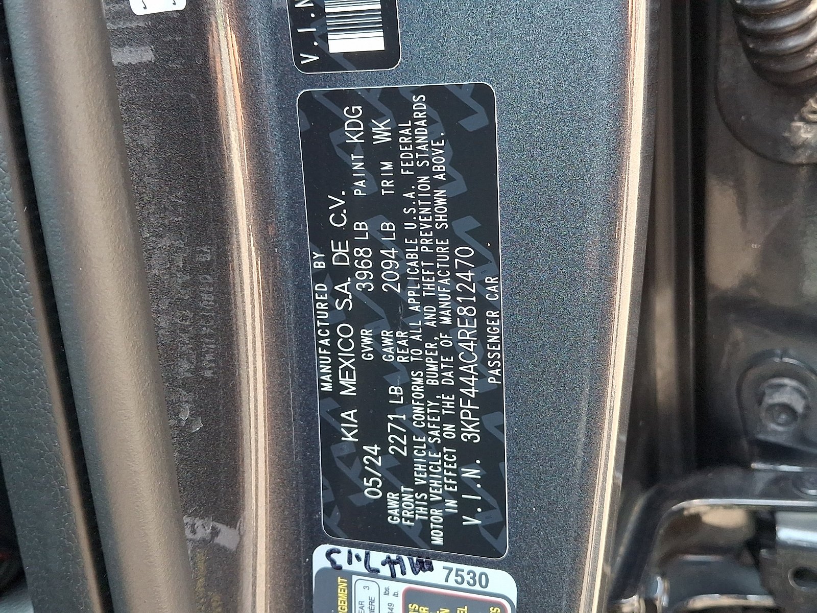 Used 2024 Gravity Gray Kia GT image 19