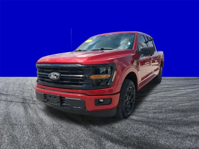 Certified Used 2024 Rapid Red Metallic Tinted Clearcoat Ford XLT image 8