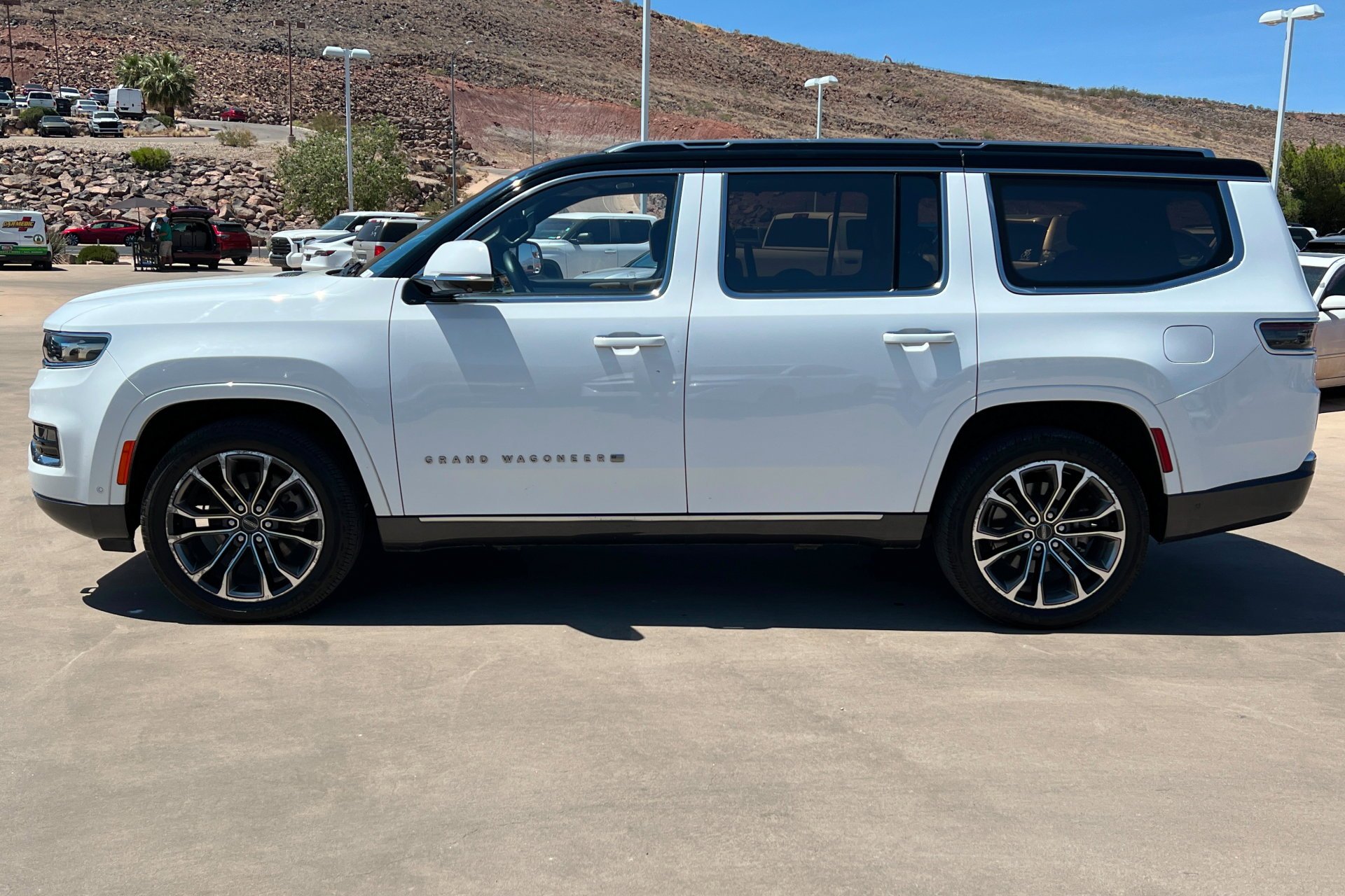 Used 2022 Bright White Clearcoat Jeep Series III image 2