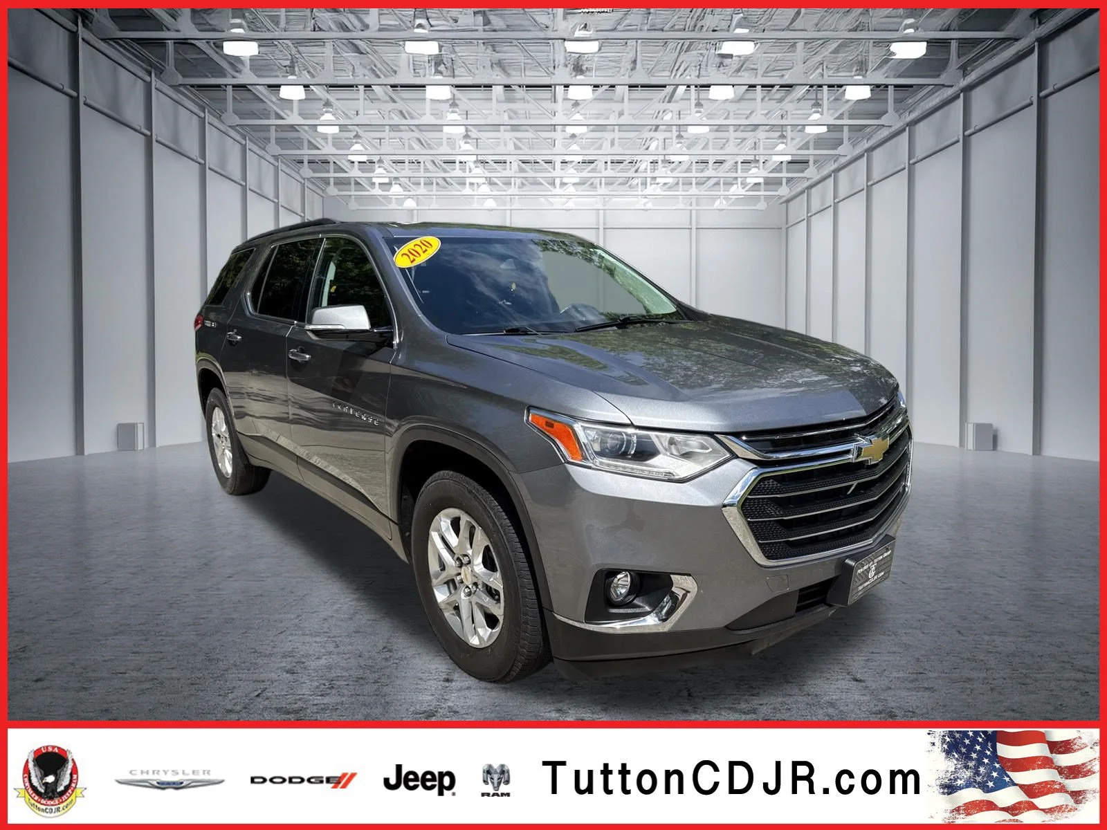 Used 2020 Satin Steel Metallic Chevrolet LT Leather image 1