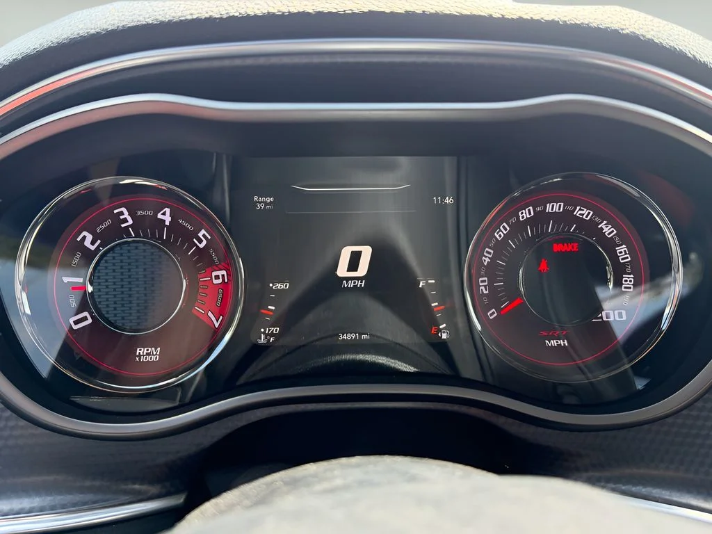 Used 2016 Pitch Black Clearcoat Dodge SRT Hellcat image 17