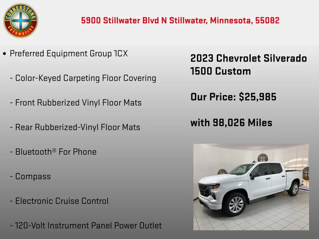 Used 2023 White Chevrolet Custom image 10