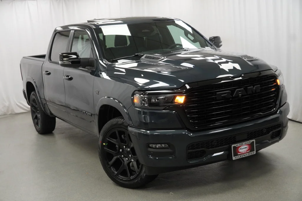 New 2027 Forged Blue Metallic Exterior Paint RAM Laramie image 11
