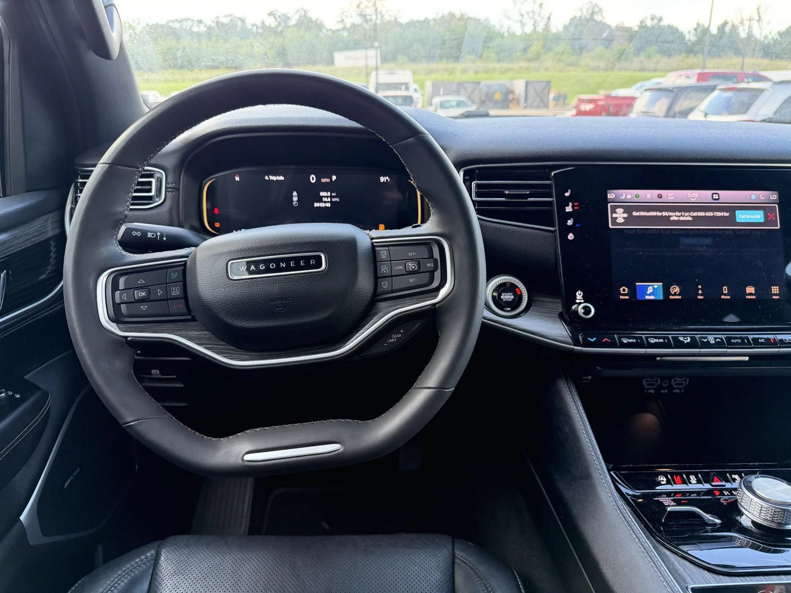Used 2024 Diamond Black Crystal Pearlcoat Jeep Series II image 8