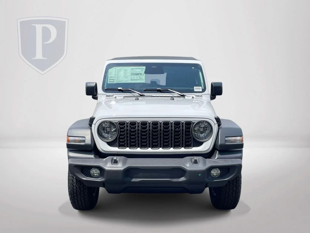 New 2026 Bright White Clear-Coat Exterior Paint Jeep Sport S image 3