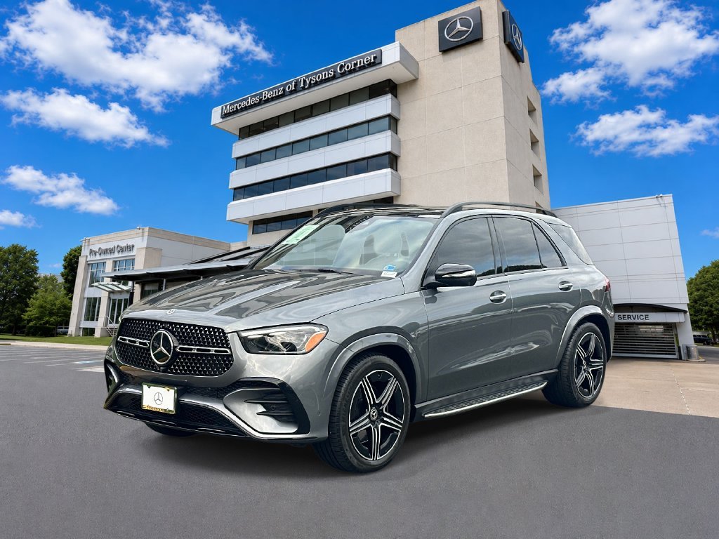 Certified Used 2025 Selenite Grey Metallic Mercedes-Benz GLE 580 image 1