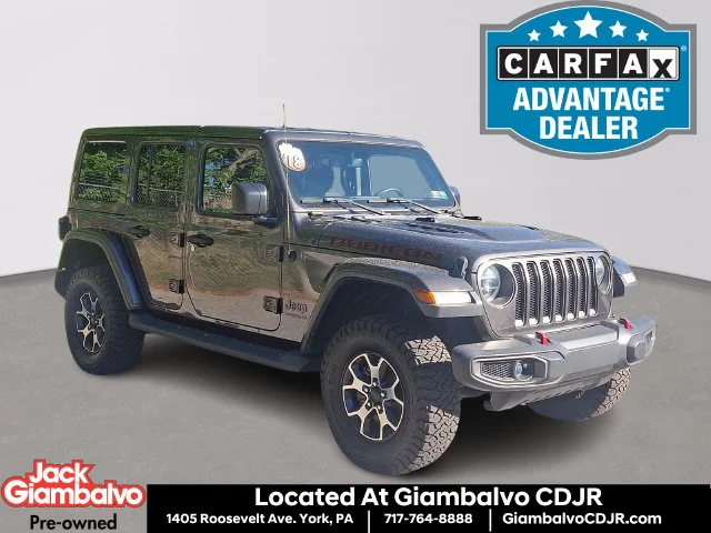 Used 2018 Gray Jeep Unlimited Rubicon image 1