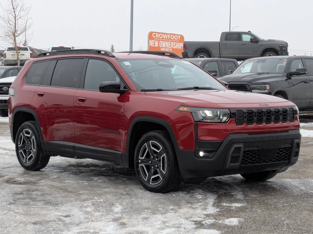 New 2026 Red Jeep Laredo - - 4x4 - 1.6L Turbo Hybrid - 12.3 Uconnect 5 Display - Selec-Terrain System & More! image 2