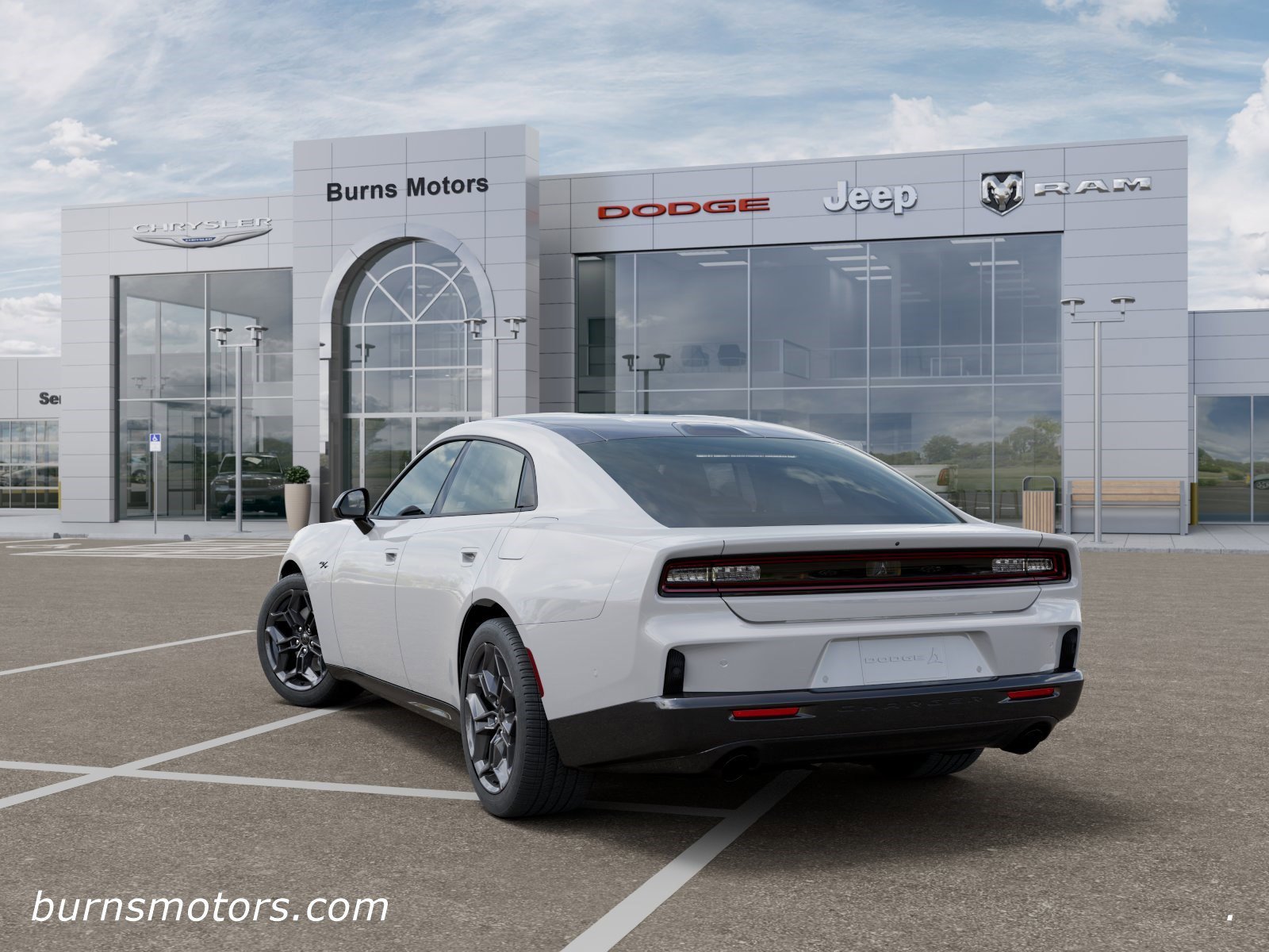 New 2026 White Knuckle Exterior Paint Dodge R/T Blacktop image 3