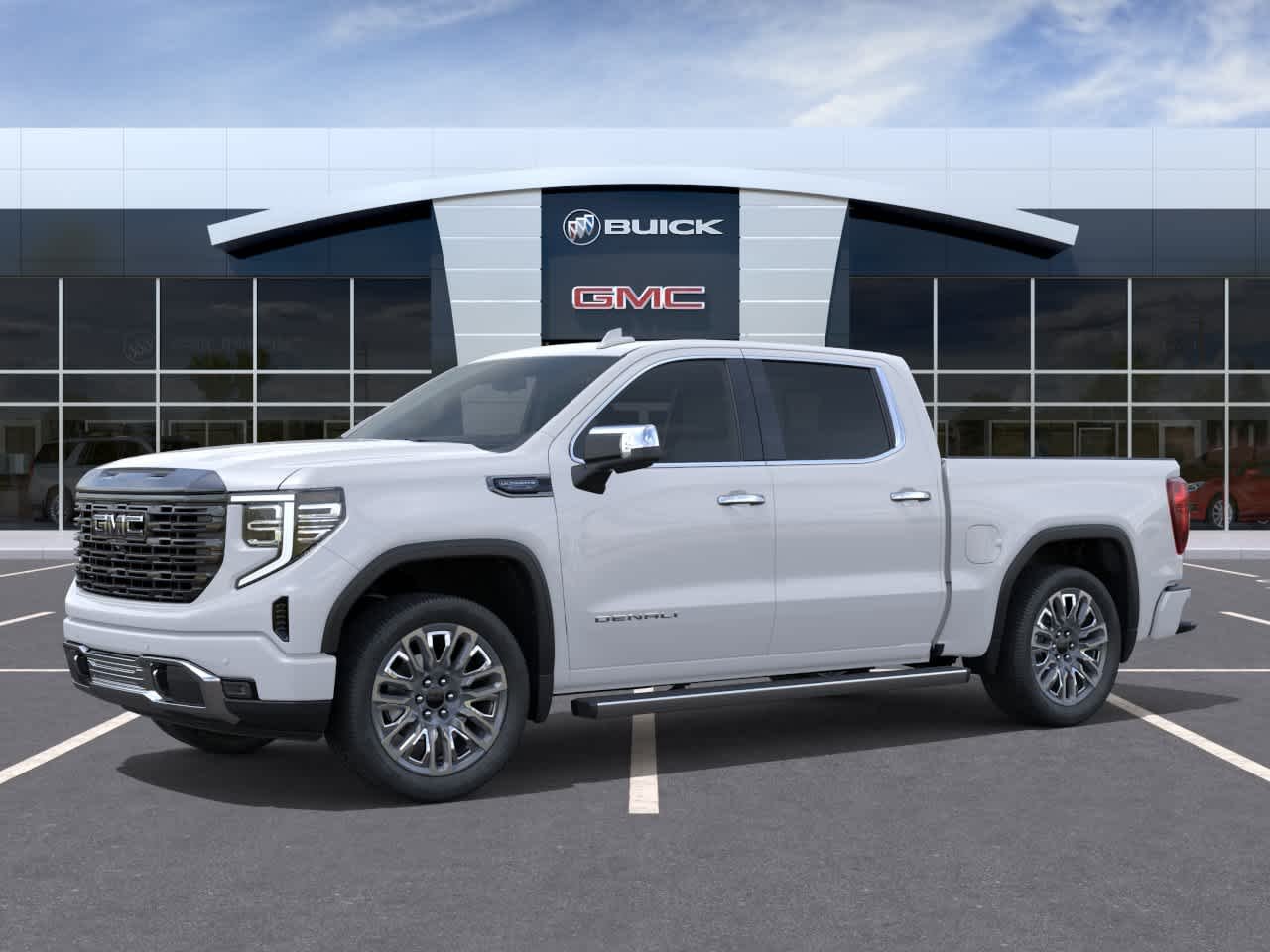 New 2026 Glacier White Tricoat GMC Denali Ultimate image 2