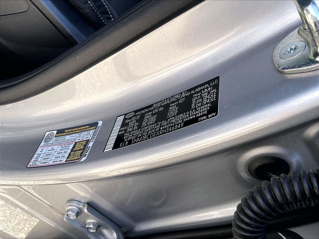 Used 2024 Silver Hyundai SEL image 35