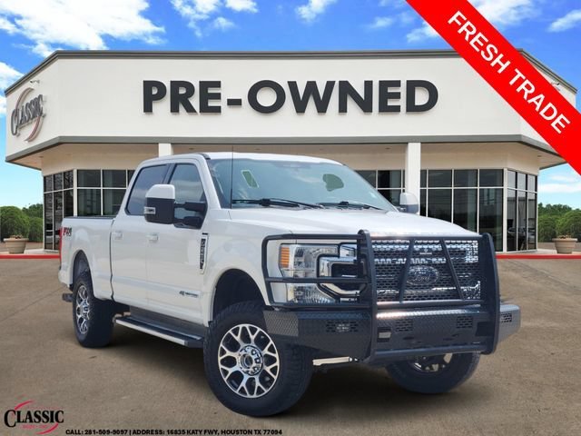 White 2022 Ford F-250 Super Duty Pickup Truck Four-Wheel Drive