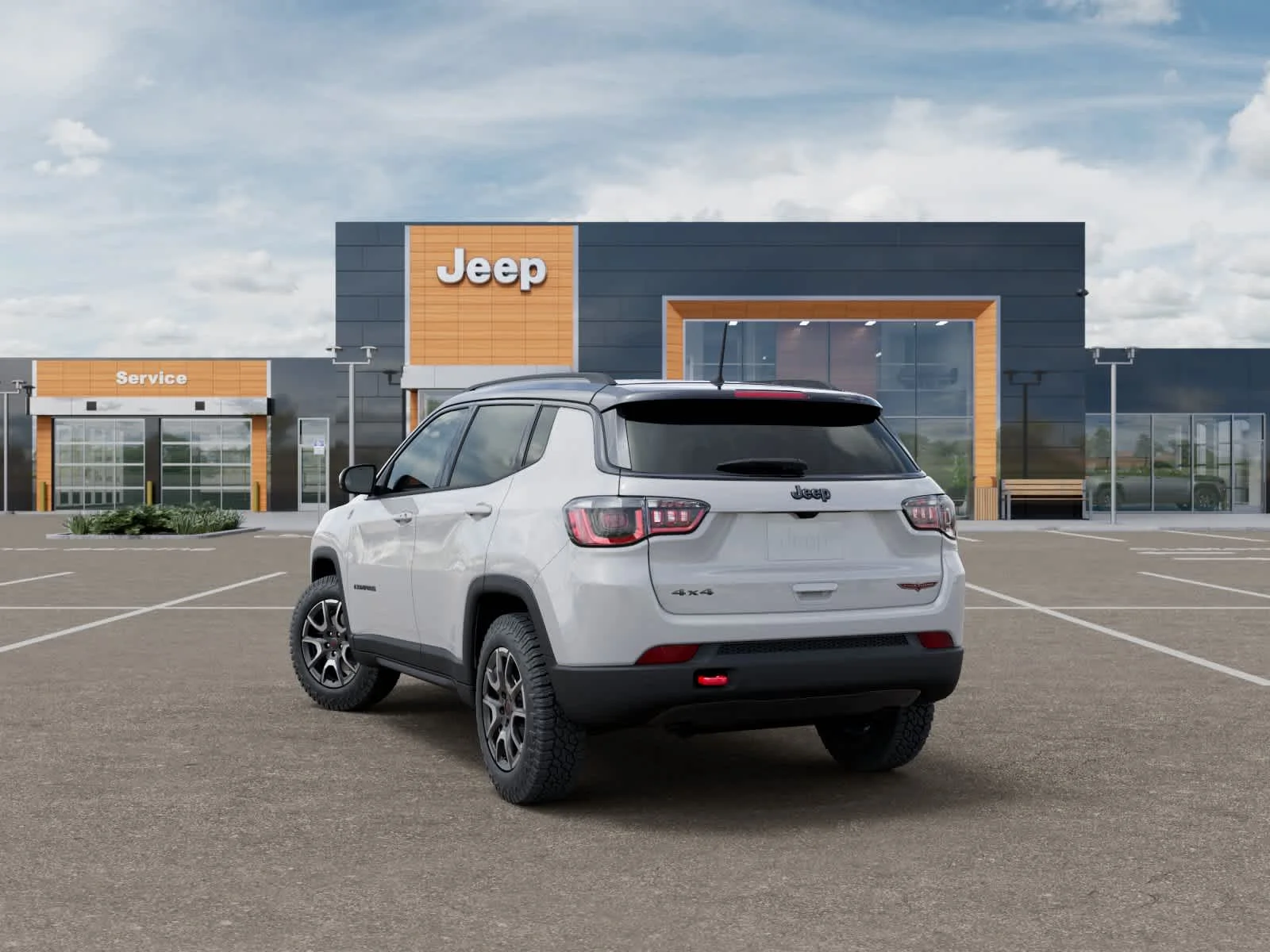 New 2026 Bright White Clearcoat Jeep Trailhawk image 3