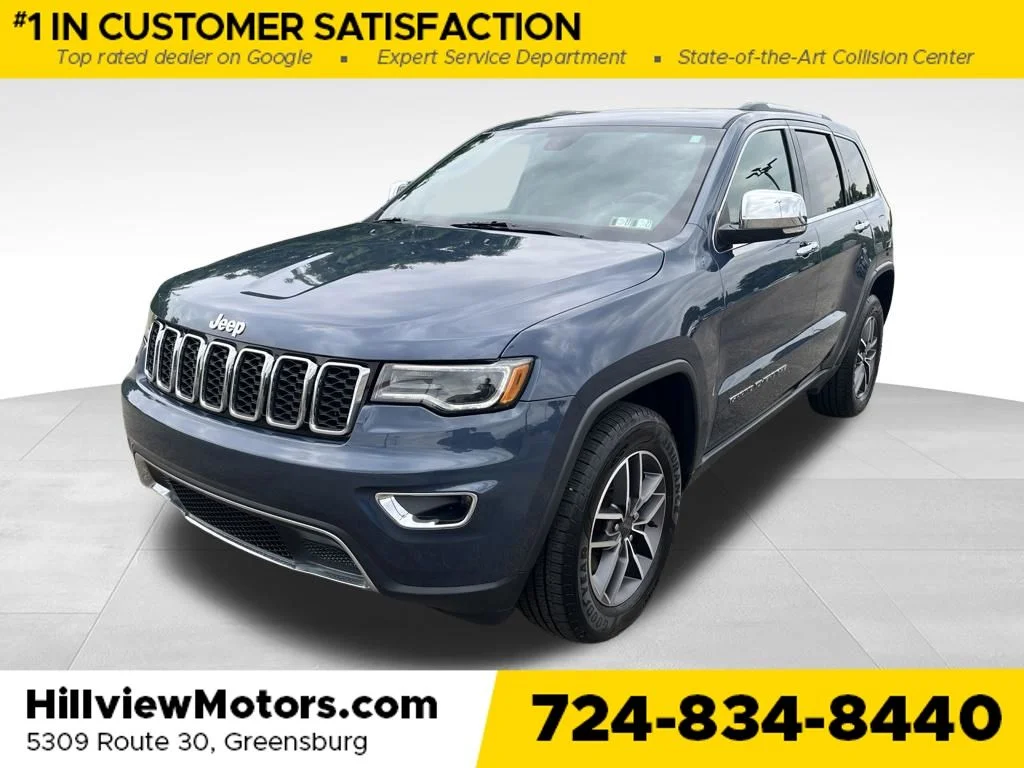 Certified Used 2020 Slate Blue Jeep Limited image 1