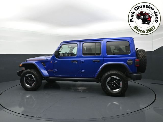 Used 2020 Blue Jeep Unlimited Rubicon image 3