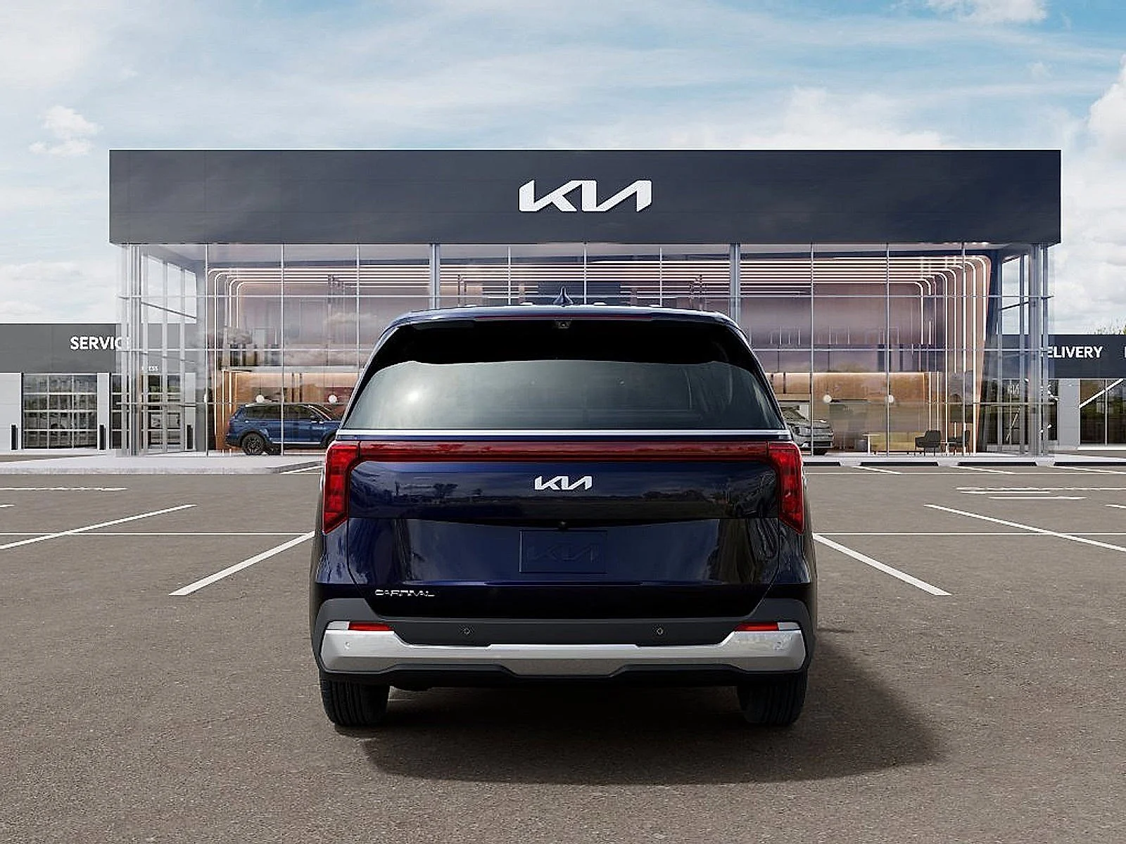 New 2026 Deep Chroma Blue Kia EX image 5