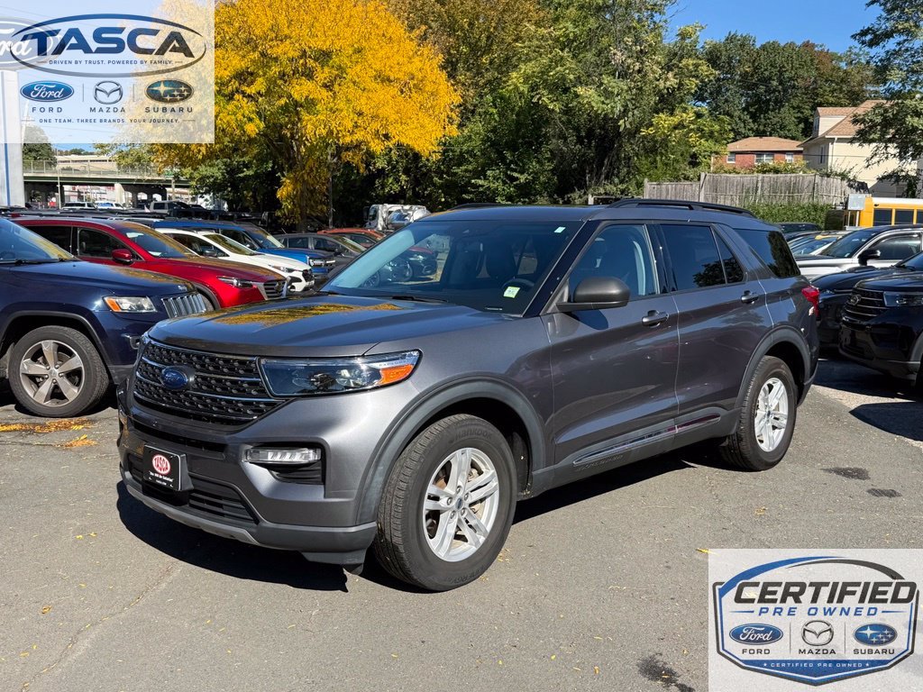 Used 2022 Carbonized Gray Metallic Ford XLT image 1
