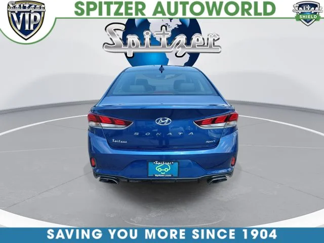 Used 2018 Blue Hyundai Sport image 8
