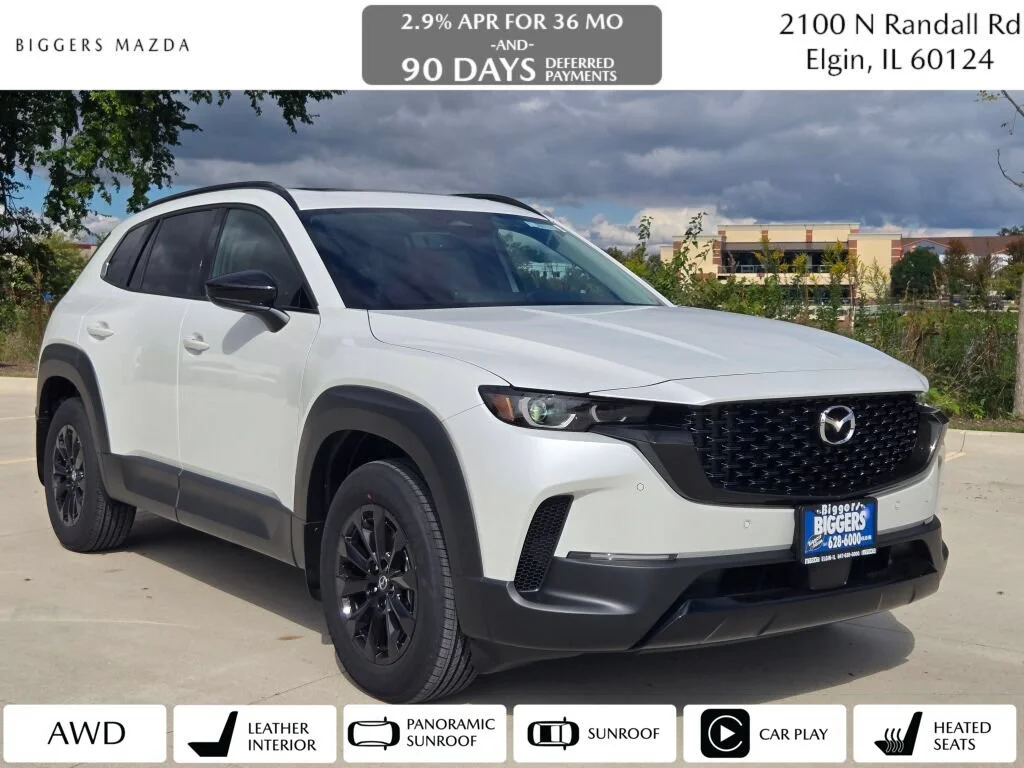 New 2026 Wind Chill Pearl Mazda Premium AWD image 1