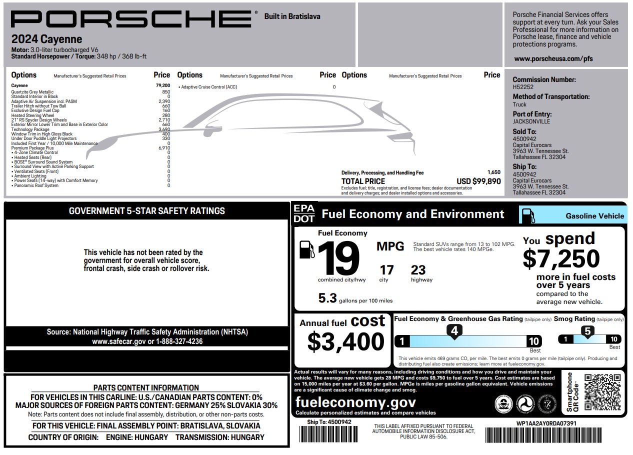 Used 2024 Gray Porsche  image 42